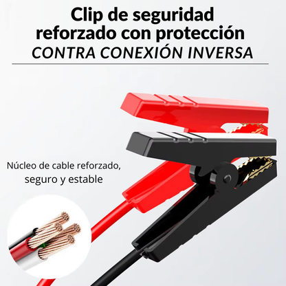 Arrancador de batería para coche de 2000A, para gasolina y diésel.