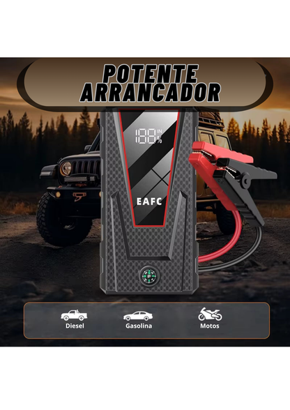 Arrancador de batería para coche de 2000A, para gasolina y diésel.